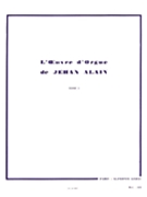 L'oeuvre D'orgue Volume 1 Rev 2001 by Alain Jehan - Alain Marie-Claire - for Organ