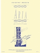 Aria by Bozza Eugene for Clarinet Solo