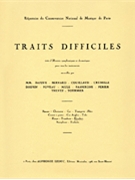 Traits Difficiles (oboe Solo) by Various for Oboe