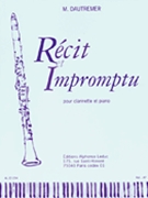 Story And Impromptu (clarinet And Piano) by Dautremer Marcel for Clarinet
