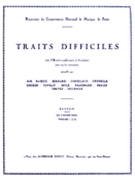 Traits Difficiles (bassoon Solo) by Various for Bassoon
