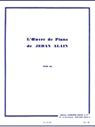 L'oeuvre De Piano Vol.3 (piano Solo) by Alain Jehan for Piano