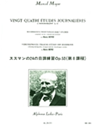 24 Etudes Journaliers De Soussman by Soussmann - Moyse Marcel - for Flute Method