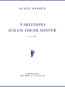 Variations Sur Un Theme Mineur by Hansen Renee for Harp