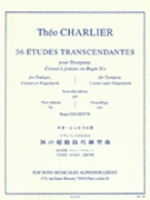 36 Etudes Transcendantes by Charlier Theo for Trumpet Method