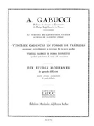 26 Cadences En Forme De Preludes (clarinet Solo) by Gabucci Agostino for Clarinet