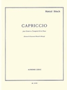 Capriccio by Bitsch Marcel for Trumpet and Piano