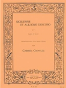 Sicilienne Et Allegro Giocoso by Grovlez Gabriel for Bassoon and Piano