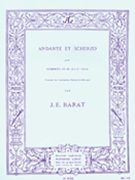 Andante Et Scherzo by Barat Jacques Edouard for Trumpet and Piano