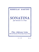 Sonatina by Martinu Bohuslav for Clarinet Solo