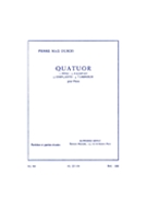 Quatuor by Dubois Pierre-Max for Flute Quartet (Score and Pts)
