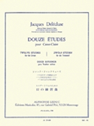 12 Etudes by Delecluse Jacques for Snare Drum Method