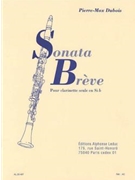 Sonata Breve by Dubois Pierre-Max for Clarinet