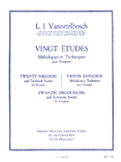 20 Etudes Melodiques Et Techniques by Vannettelbosch Loui for Trumpet Method