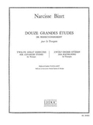 Douze Grandes Etudes De Perfectionnement by Bizet Narcisse for Trumpet Method