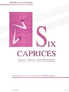 Six Caprices (two Saxophones) by Dubois Pierre-Max for Saxophone