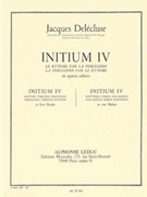 Initium 4 (percussion Solo) by Delecluse Jacques for Percussion