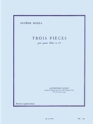Three Pieces For Four Flutes (4 Flutes) by Bozza Eugene for