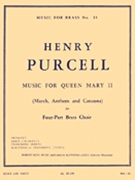 Music For Queen Mary II by Purcell Henry - King Robert - for Brass Quartet