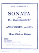 Sonata from Die Bankelsangerlieder by Anonymous - King Robert - for Brass Quintet