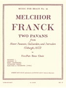 2 Pavans by Franck Melchior - King Robert - for Brass Quintet