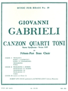 Canzon Quarti Toni by Gabrieli Giovanni - King Robert - for Brass Ensemble