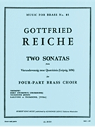 Sonatas No.21 & No.22 (quartet-brass) by Reiche Gottfried for