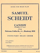 Canzon by Scheidt Samuel - King Robert - for Trumpet Quartet