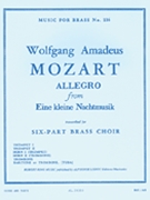 Allegro From 'eine Kleine Nachtmusik' (sextet-brass) by Mozart Wolfgang Amadeus for