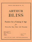 Fanfare For A Coming Of Age (ensemble-brass 8 Or More) by Bliss Arthur for