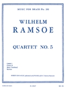 Quartet #5 by De Victoria Tomas L - King Robert - for Brass Quartet