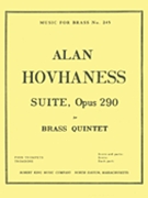 Suite Op.290 (quintet-brass) by Hovhaness Alan for