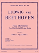 Final Movement From String Quartet Op.18 No.2 In G Major (quart by Beethoven Ludwig van for
