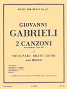 2 Canzoni (septimi Toni) (quintet-mixed) by Gabrieli Giovanni for