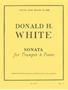 Sonata (trumpet & Piano) by White Donald H for Trumpet