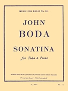 Sonatina by Boda J for Tuba and Piano