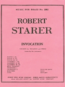 Starer Invocation Various Instruments Mfb271 Score/parts by Starer Robert for