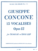 15 Vocalises (Tenor Clef) by Concone Giuseppe - Cramer W - for Trombone Method
