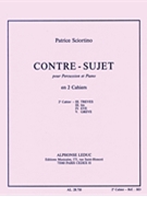 Contre-sujet Vol.2 (percussion(s) & Piano) by Sciortino Patrice for Percussion