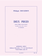2 Pieces (flute & Guitar) by Rougeron Philippe for Flute