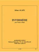 Intermede (violin & Piano) by Alain Jehan for Violin