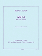 Aria Adaption For Flute And Organ By Olivier Alain by Alain Jehan for Flute