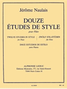 12 Studies In Style by Naulais Jerome for Flute