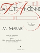 Marin Suite In B Minor 4eme Livre Flute Oboe & Basso Continuo Book by Marais Marin for Flute