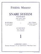 20 Studies For Snare Drum (volume 1) by Macarez Frederic for Drums