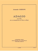 Ghidoni Armando Adagio Flute & Piano Or Harp Book by Ghidoni Armando for Flute