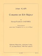 Concerto En Sib Maj De G.f. Haendel by Alain Jehan for Trumpet Duet