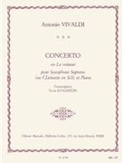 Concerto Fvii/5 Rv461 In A Minor (b Flat Saxophone) by Vivaldi Antonio Lucio for Saxophone