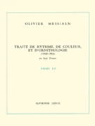 Traite De Rythme De Couleur Et D'ornithologie Vol.3 (book) by Messiaen Olivier for
