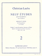 9 Etudes Volume 2 by Lauba Christian for Alto Saxophone M (Vol 2)